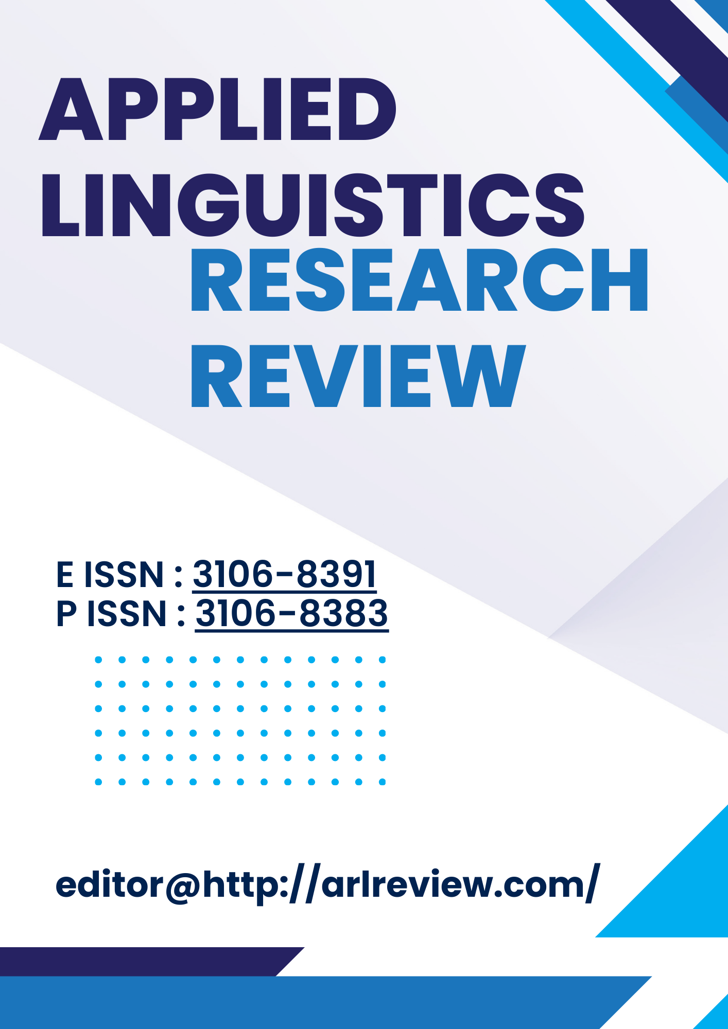 					View Vol. 4 No. 1 (2025): Applied Linguistics Research Review
				